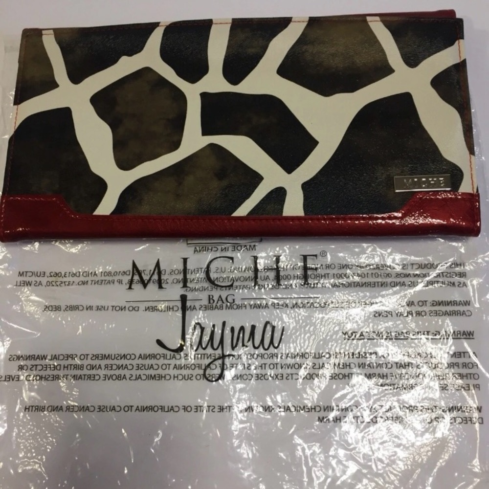 Miche jayma animal print magnetic shell for classic black base bag
